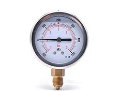 shock resistant pressure gauge