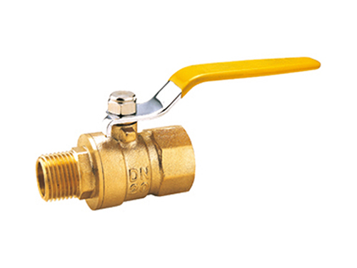 Brass male ball valve