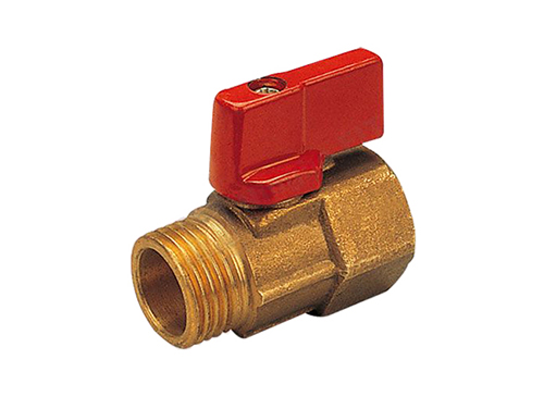 Mini ball valve for manifolds.